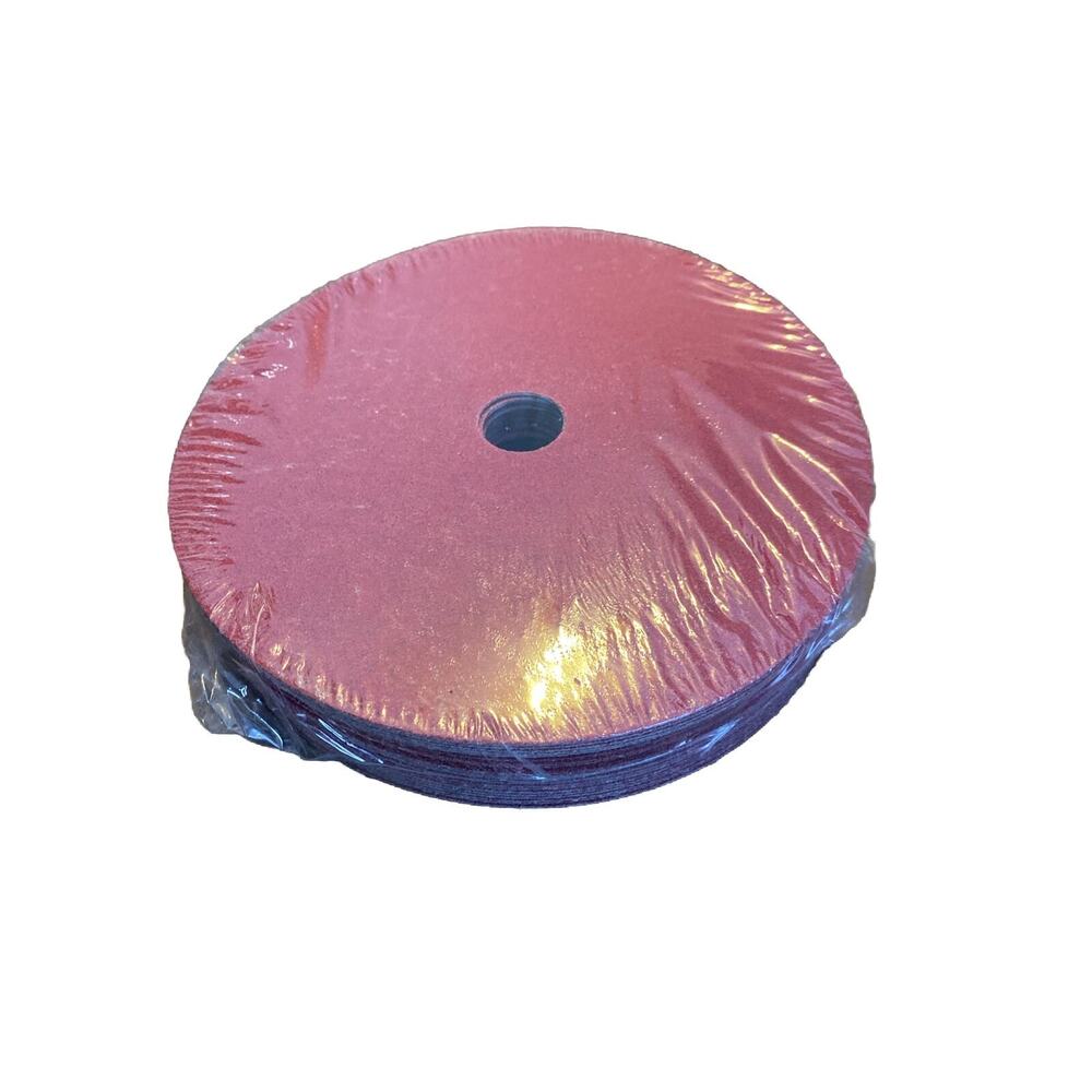 Norton Red Heat Fiber Discs F981 7x7/8‎ 80 Grit 25 Count 77696008432 New